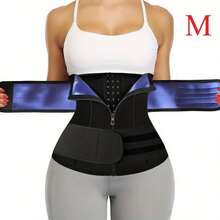 Adjustable Body Shaper For Women With 3 Layers, Designed To Enhance Sweating And Trim The Waist, Featuring A Silver Sauna Effect And Functioning As A Corset Waist Trainer. - Multicolor - View 17