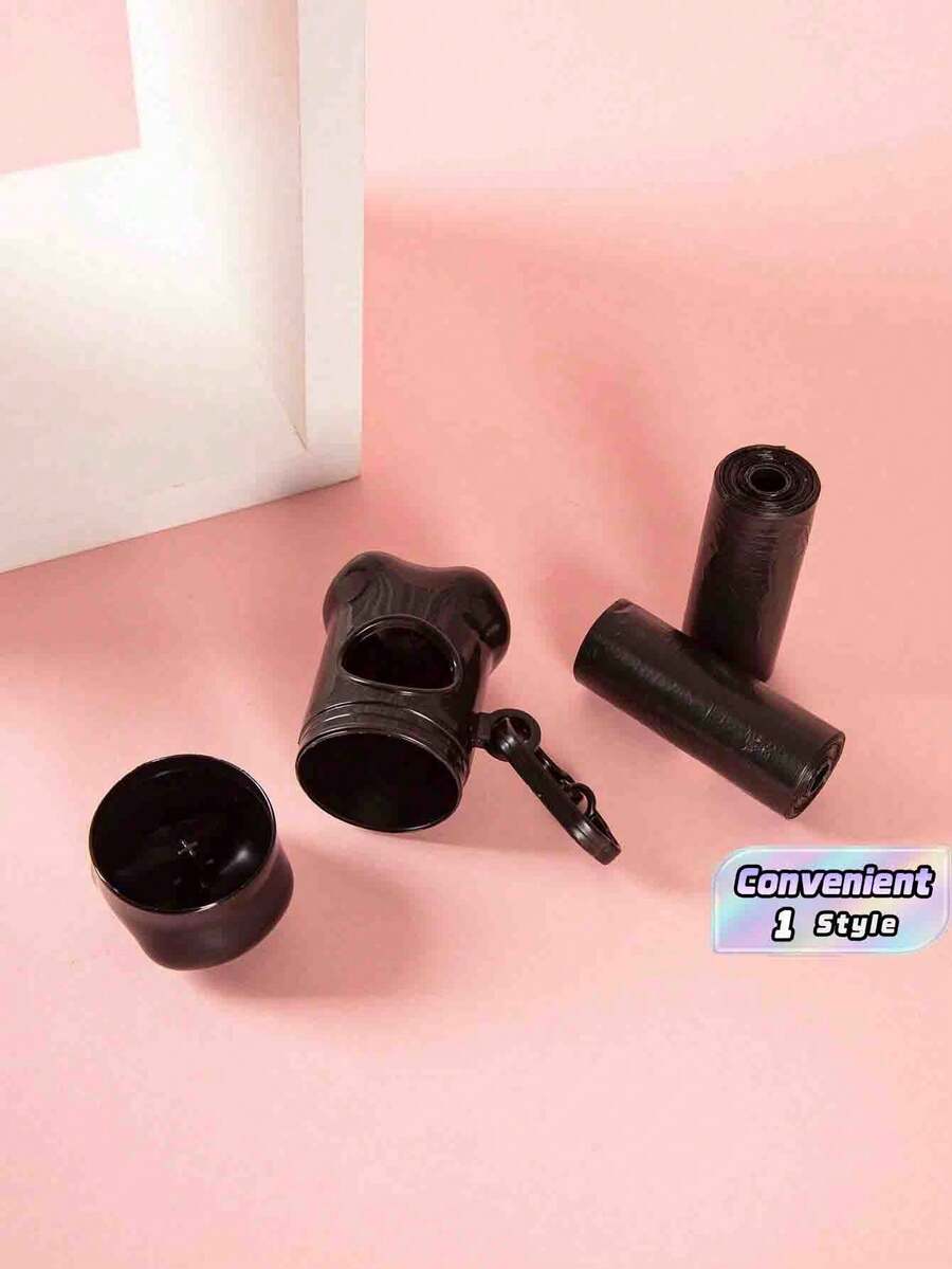 Cào phân chó cầm tay thiết kế hình xương - màu đen - Xem 1