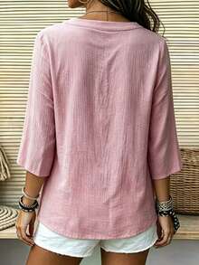 Holdful Holdful Summer Top - Pink - View 2