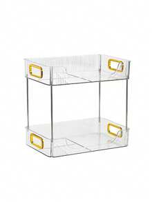 Desktop Cosmetic Storage Box, Skincare Organizer, Bathroom Counter Storage Rack, Luxury Home Floor Storage Shelf For Vanity - multicolor - View 5