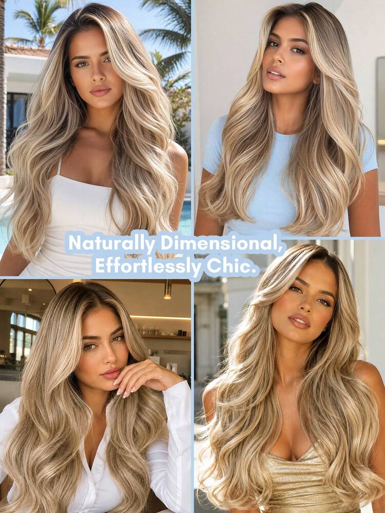 Balayage TP18/613# Color Clip In 100% Remy Human Hair Extension Cuticle Aligned Double Drown Clip Ins For Thin Hair Woman Natural Look Top Quality Halloween Costumes - S18/613 - View 2