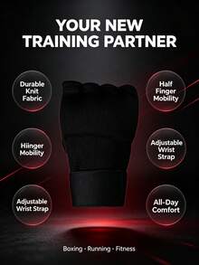 Boxing Hand Wraps With Sponge Liner Gloves, Elastic Thick Protective Training Hand Guards For Men Women Teens, Suitable For Muay Thai, MMA, Kickboxing, Martial Arts & Boxing Training - Multicolor - View 8