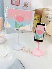 Cute Cell Phone Stand For Desk, Adjustable Bunny Phone Holder - Perfect Student Desktop Companion For Slouchy Days, Desk Accessories, Phone Holder , Valentines Wedding, Birthday Present,Mother's Day,Gift For Mom - multicolor - View 7