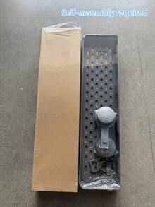 1件裝重型防鏽吸盤式淋浴置物架，壁掛式懸浮層架，附強力黏膠，省空間洗髮精與肥皂收納架，適合租屋處浴室淋浴收納架 - 彩色 - 查看 8