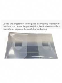 Thickened Transparent Plastic Shoe Boxes, Drawer-Style Shoe Boxes, Front Transparent Display, Suitable For Sports Shoes, High Heels, Leather Shoes, And Casual Shoes, Stackable Space Saving, Dustproof Breathable, Easy Slide Out Access - View 12