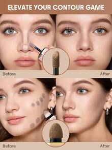 SHEGLAM Precision Sculpt 液態雙頭修容-Hazelnut Latte - Hazelnut Latte - 查看 3