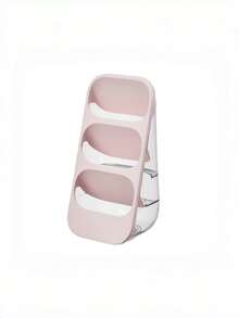 1PC Desktop Cosmetic Organizer, Large Capacity Makeup Brush Storage Holder, Countertop Makeup Storage Rack For Vanity Bathroom Bedroom Desk, Holds Skincare Products Makeup Brushes Eyebrow Pencils Lipsticks - multicolor - View 6