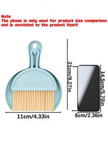 1 Paket Set Sapu Mini, Sapu Genggam Portabel Kecil, Alat Pembersih Meja Rumah Tangga untuk Penggunaan di Rumah & Kantor - Beraneka warna - View 3