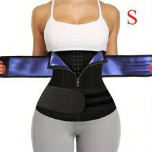 Adjustable Body Shaper For Women With 3 Layers, Designed To Enhance Sweating And Trim The Waist, Featuring A Silver Sauna Effect And Functioning As A Corset Waist Trainer. - Multicolor - View 9