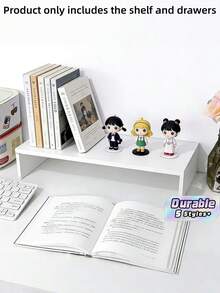 1 Desktop Storage Organizer With 4 Drawers,Space Saving Multi Purpose Countertop Storage Box For Stationery Cosmetics Small Supplies, Ideal For Dorm Bedroom Vanity Office Desk - Multicolor - View 1