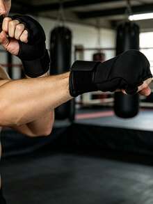 Boxing Hand Wraps With Sponge Liner Gloves, Elastic Thick Protective Training Hand Guards For Men Women Teens, Suitable For Muay Thai, MMA, Kickboxing, Martial Arts & Boxing Training - Multicolor - View 6