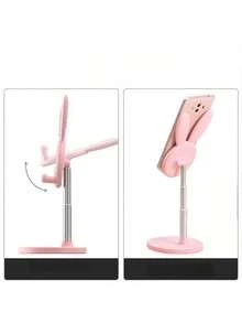 Cute Cell Phone Stand For Desk, Adjustable Bunny Phone Holder - Perfect Student Desktop Companion For Slouchy Days, Desk Accessories, Phone Holder , Valentines Wedding, Birthday Present,Mother's Day,Gift For Mom - multicolor - View 6