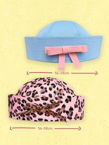 Popjeli Topi Pelaut Motif Leopard Vintage Y2K - MultiWarna - View 7
