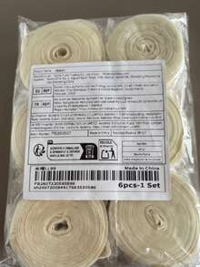 4cm彈性荷葉邊緞帶，泡泡褶皺歐根紗飾邊，適用於禮物包裝、蛋糕、花束、DIY蝴蝶結、髮飾，情人節、母親節、婦女節 - 均碼 - 查看 5