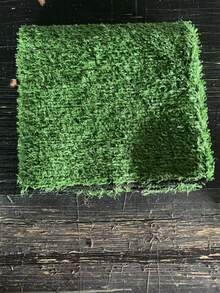 1PC 19.7X197INCHES HIGH QUALITY DURABLE PLASTIC REALISTIC ARTIFICIAL GRASS TURF CARPET MAT FOR OUTDOOR GARDEN YARD BALCONY PATIO BEACH POOL INDOOR DECOR CUTTABLE EASY INSTALL - Green - View 12