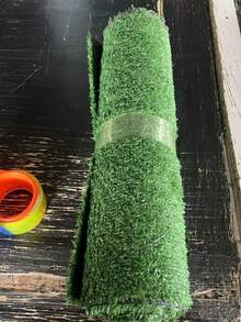 1PC 19.7X197INCHES HIGH QUALITY DURABLE PLASTIC REALISTIC ARTIFICIAL GRASS TURF CARPET MAT FOR OUTDOOR GARDEN YARD BALCONY PATIO BEACH POOL INDOOR DECOR CUTTABLE EASY INSTALL - Green - View 13