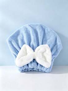 4pcs JapaneseStyle Hair Drying Caps For Women, HeadWrapped Design Crafted From Soft Coral Fleece Fabric With Super Water Absorption And Quick-Drying Performance It Easily Wraps Long Hair And Saves Hair From HighTemperature - Multicolor - View 11