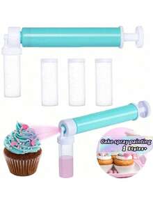Cake Airbrush Cake Decorating Tools Cake Decorating Supplies Dessert Kitchen Baking Accessories Pastry Tool Spray Gun - Multicolor - View 1