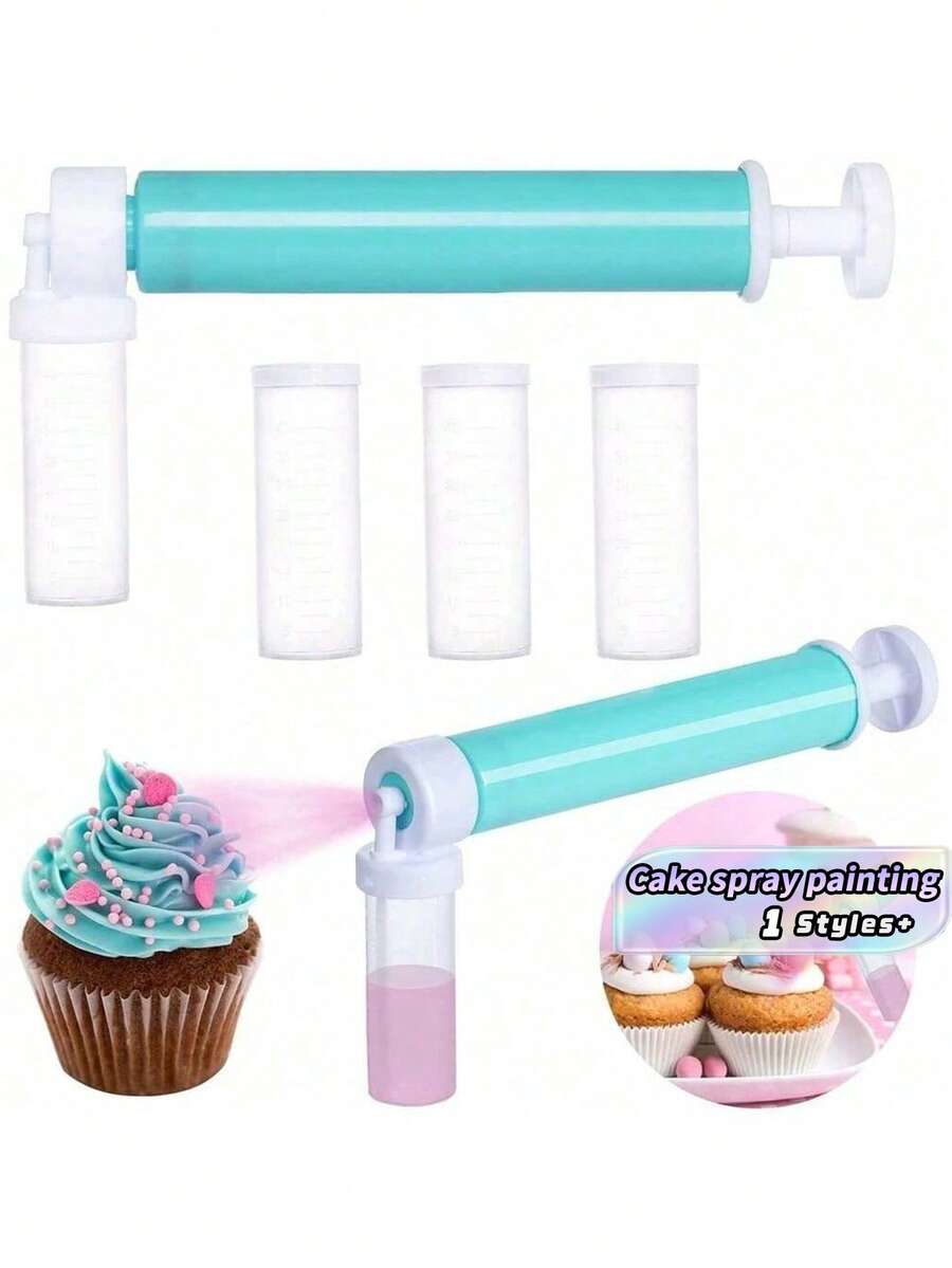 Cake Airbrush Cake Decorating Tools Cake Decorating Supplies Dessert Kitchen Baking Accessories Pastry Tool Spray Gun - Multicolor - View 1