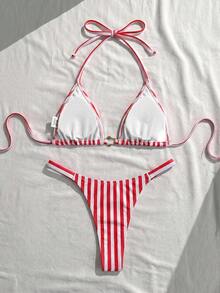 Swim Mod مجموعة بيكيني بنقاط بولكا مثيرة فاخرة لعطلة الشاطئ ربيع/صيف 26SS - متعدد الألوان - مشاهدة 2
