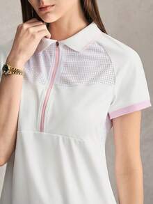 Activina Women's Sports Polo Shirt - White - View 1