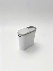 Thùng rác nhà tắm nắp lật nhấn, thùng rác nhựa khe hẹp dùng trong gia đình để đựng giấy, rộng 14cm - Nhiều màu - Xem 7
