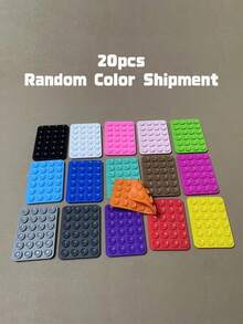 Detachable, Waterproof, 360° Rotation, Suitable For Smooth Surfaces Like Bathroom Walls, Glass Mirrors, Vanity Tables, Not For Rough Walls, Compatible With All Smartphones And Tablets, Android And IOS, Great Gift For Family And Friends, Phone Accessory - Multicolor - View 2