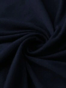 EMERY ROSE Atasan Wanita Ukuran Besar Motif Bunga Patchwork Leher Bulat Lengan Panjang Model Lentera Bergaris Longgar Kasual untuk Sehari-hari, Cocok untuk Acara Santai, Mode Musim Gugur 2026 - Biru - View 8
