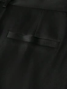 ESTAVOR Men's Solid Color Pleated Casual Versatile Daily Travel Long Pants - Black - View 4