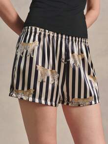 EverLounge Women's Striped Animal Print Comfortable Safety Shorts - Multicolor - View 1