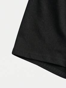 SHEIN Girlism Tween女孩日常休閒春夏針織素色高腰運動瑜伽短褲 4件/套 - 彩色 - 查看 7
