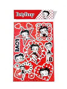 Betty Boop x SHEIN Cute Graffiti Sticker, Suitable For Decorating Notebooks, Phone Cases, Suitcases, Etc - multicolor - View 6