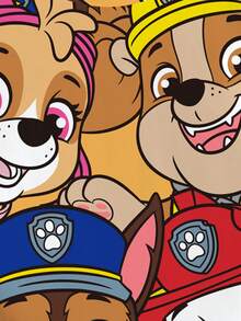 SHEIN | PAW Patrol Camiseta de manga corta con estampado de dibujos animados para niño - Blanco - Ver 4