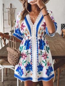 Blue and White