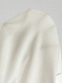 Franclia Asymmetric Pocket Single Button Lapel Short Sleeve Blazer - Beige - View 6