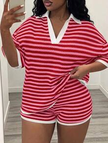 Slaydiva 春夏新款休閒街頭穿搭 日常居家 外出約會度假款 - 玫紅色 - 查看 1