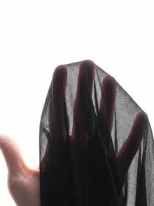 SHEIN 青少年女孩純色百褶休閒百搭日常裙褲 - 黑色 - 查看 9
