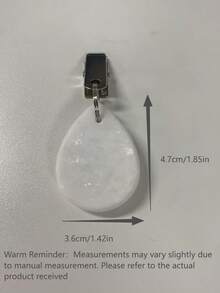 Tränenform Tischdecken Gewichte mit Metallclip Tischdecken Anhänger Marmor Tischdecken Gewichte Elegante Tischdecken Ergänzungen Tischdekoration Tischdecken Charm Anhänger Dekorationszubehör für DIY Aufhängbare Stoff Clip Schnallen für Zuhause, Picknicks, Camping - Verschiedenfarbig - Übersicht 2