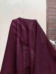 EMERY ROSE Chaqueta fina de unicolor versátil y casual para mujer - Rojo violeta - Ver 8