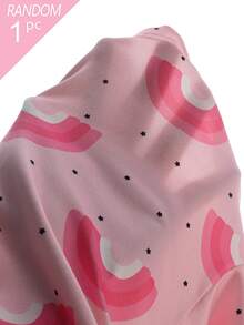 [4pcs Randomly Sent 1pc]Young Girl Comfortable Sweet Cute Printed Knit Camisole Jumpsuit - Multicolor - View 7