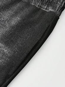 GymBeat 男士蜈蚣印花抽繩腰寬鬆版型四向彈性運動長褲 - 彩色 - 查看 3