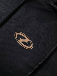 Gym Rark Men's Geometric Print Drawstring Hooded Athletic Tank Top - Black - View 5