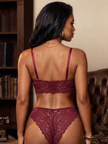 Bare Chapter 10pcs Lace Elegant Lingerie Set - Multicolor - View 6