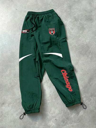 Gym Rark Pantaloni lunghi sportivi da uomo taglie forti con stampa di lettere