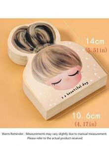 50pcs Paper Gift Card, Creative Figure Graphic Wrapping Card For Gift Wrapping, Decoration - multicolor - View 3