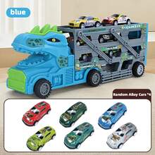 T-Rex Dinosaur Thrill Ride – A Lifelike Car-Swallowing Toy Set, Complete With A Variety Of Miniature Vehicles – An Exciting And Educational Gift Perfect For Birthdays, Christmas, Or Back-To-School. - Multicolor - View 15