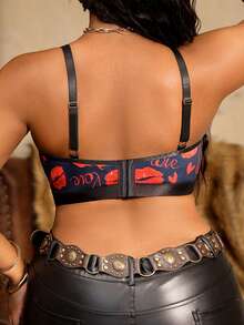 Bare Chapter 1pc Plus Size Wireless Bra - Multicolor - View 2