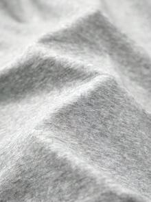 Colvenic Men's Grey Letter Print Hoodie - Light Grey - View 8