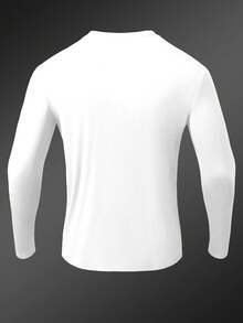 Manfinity KASUA Men's Simple Casual Surfing T-Shirt, Fashion & Everyday Wear, Hawaiian, Holiday - White - View 2
