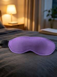 1 Stück 3D Seide Schlafmaske, geeignet zum Schlafen, Nachtreisen, Nickerchen, mit Lichtblockierung, weich und bequem für Schlafzimmer, Reisen, Büro, Schule, Schulsachen - Verschiedenfarbig - Übersicht 5